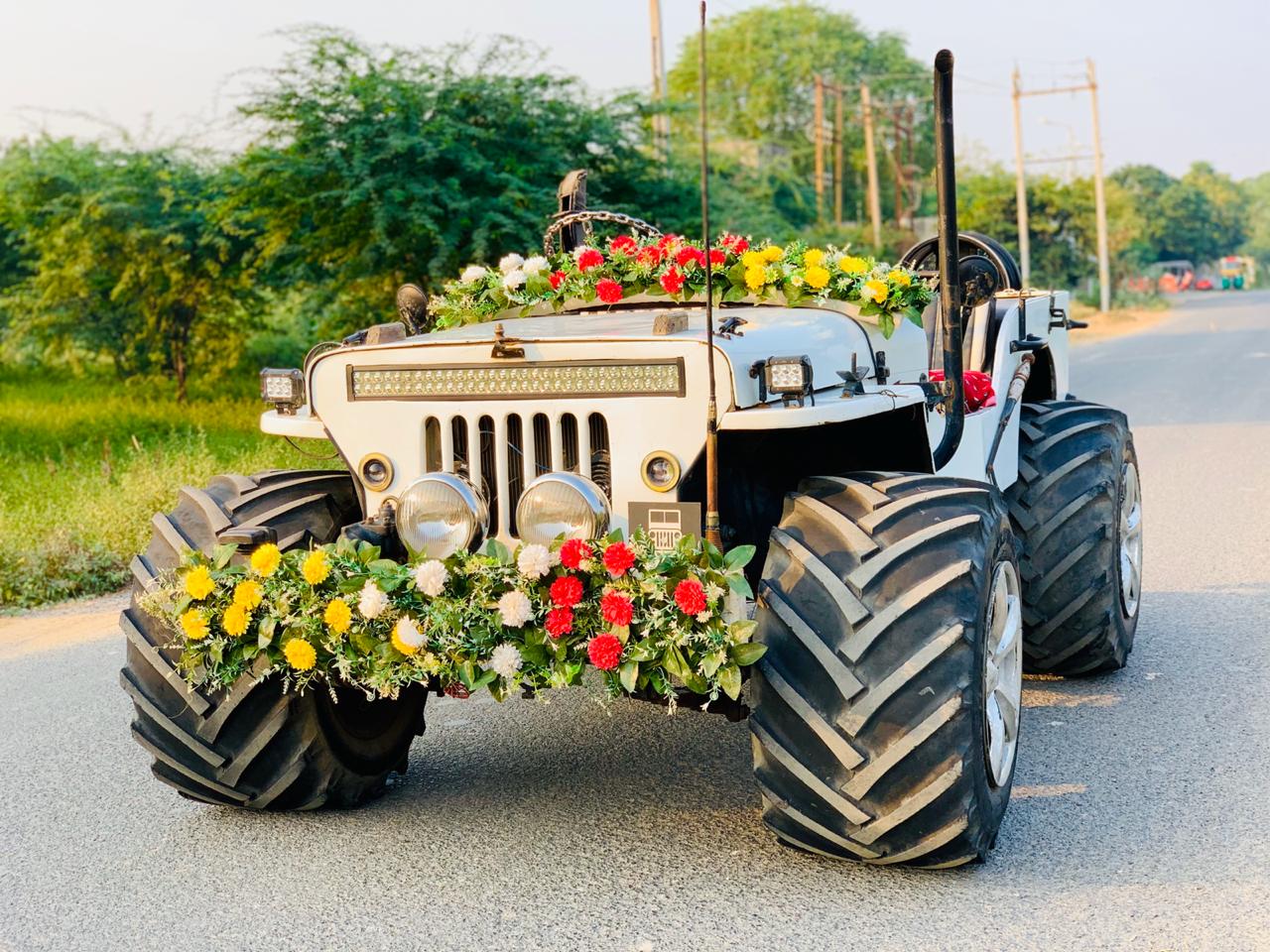 NEED OPEN JEEP FOR RENT